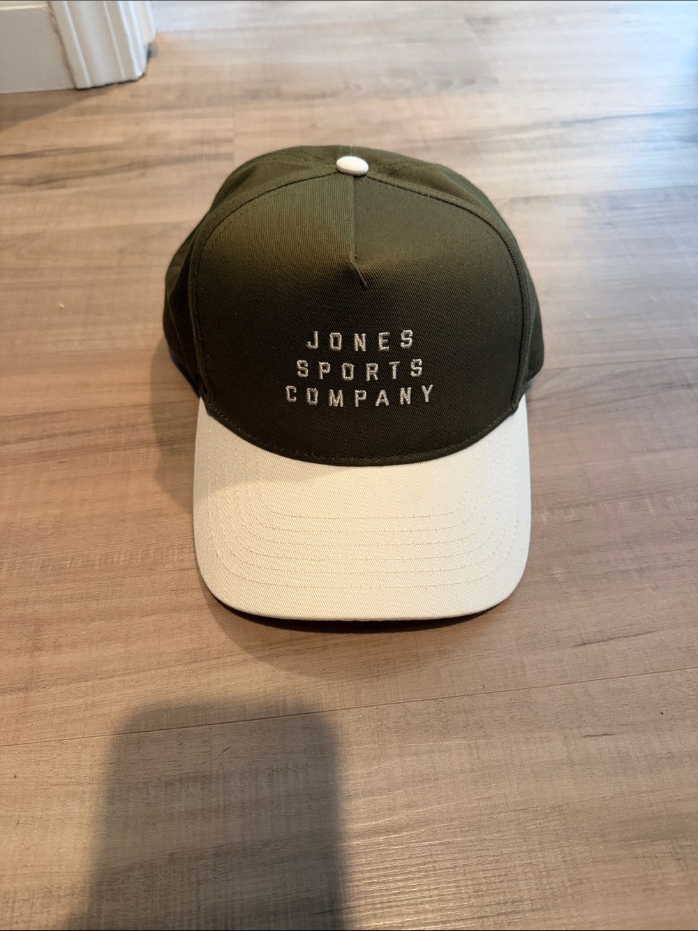 Olive and Cream Baseball Hat